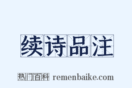 续诗品注是什么意思的图片